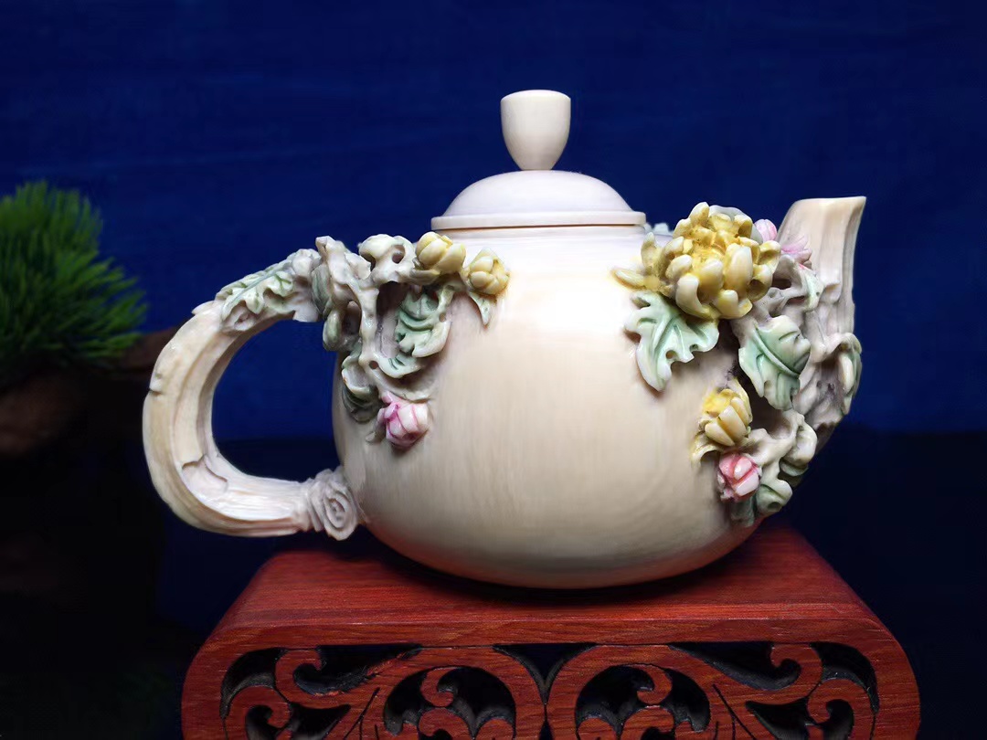 花开富贵-茶壶 图3
