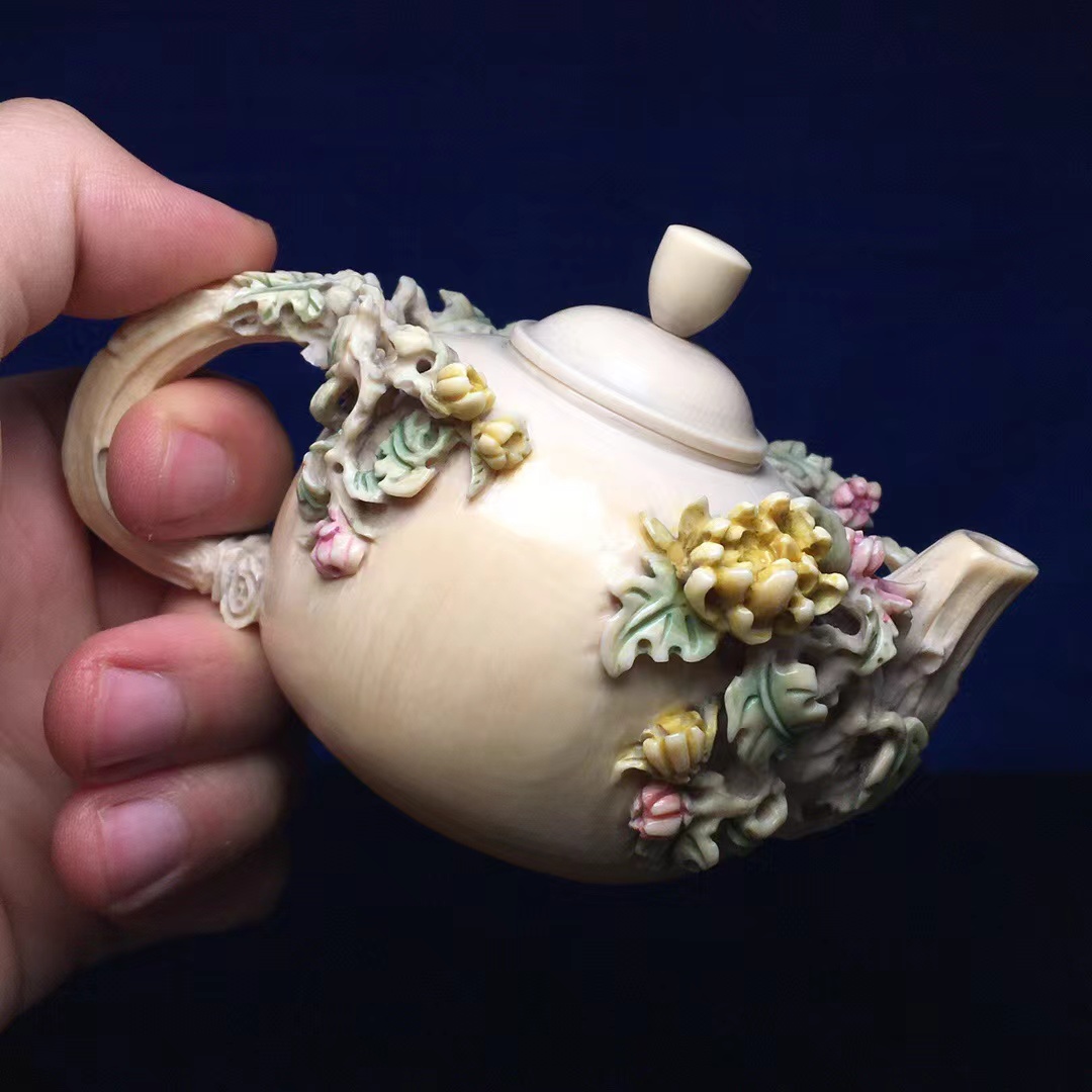 花开富贵-茶壶 图10